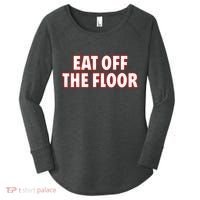 Georgia Football Eat Off The Floor Women's Perfect Tri Tunic Long Sleeve Shirt thumb 0