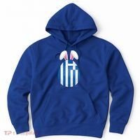 Greece Flag Egg Bunny Ears Greek Easter Sunday Gift Hoodie thumb 0