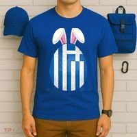 Greece Flag Egg Bunny Ears Greek Easter Sunday Gift T-Shirt thumb 6