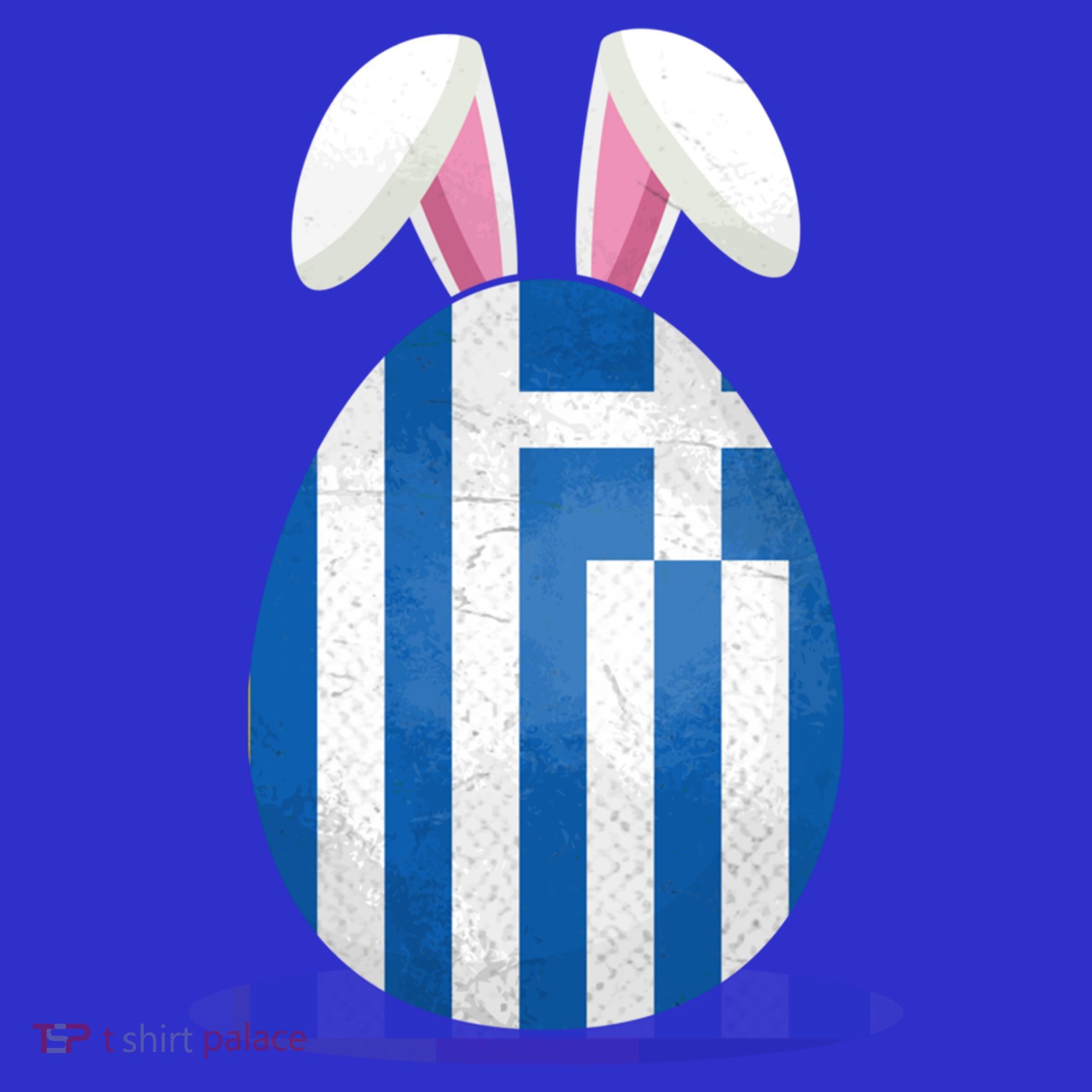 Greece Flag Egg Bunny Ears Greek Easter Sunday Gift Kids Sweatshirt