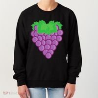 Grape Fruit Easy Lazy DIY Halloween Costume Women's Sweatshirt thumb 0