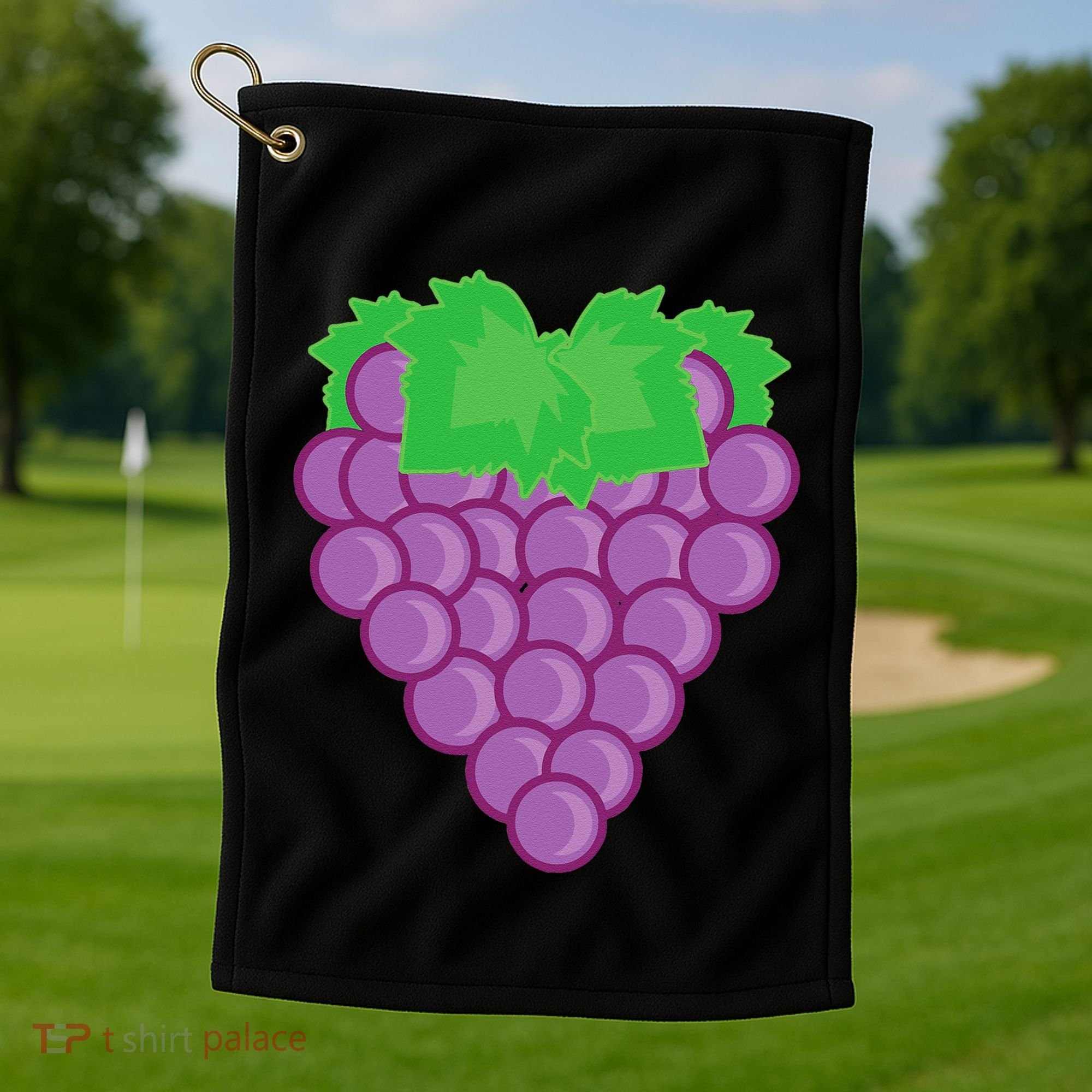 Grape Fruit Easy Lazy DIY Halloween Costume Golf Towel