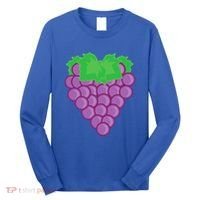 Grape Fruit Easy Lazy DIY Halloween Costume Long Sleeve Shirt thumb 0