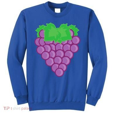 Grape Fruit Easy Lazy DIY Halloween Costume Sweatshirt