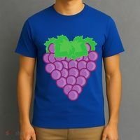 Grape Fruit Easy Lazy DIY Halloween Costume T-Shirt thumb 3
