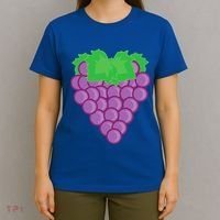 Grape Fruit Easy Lazy DIY Halloween Costume T-Shirt thumb 4