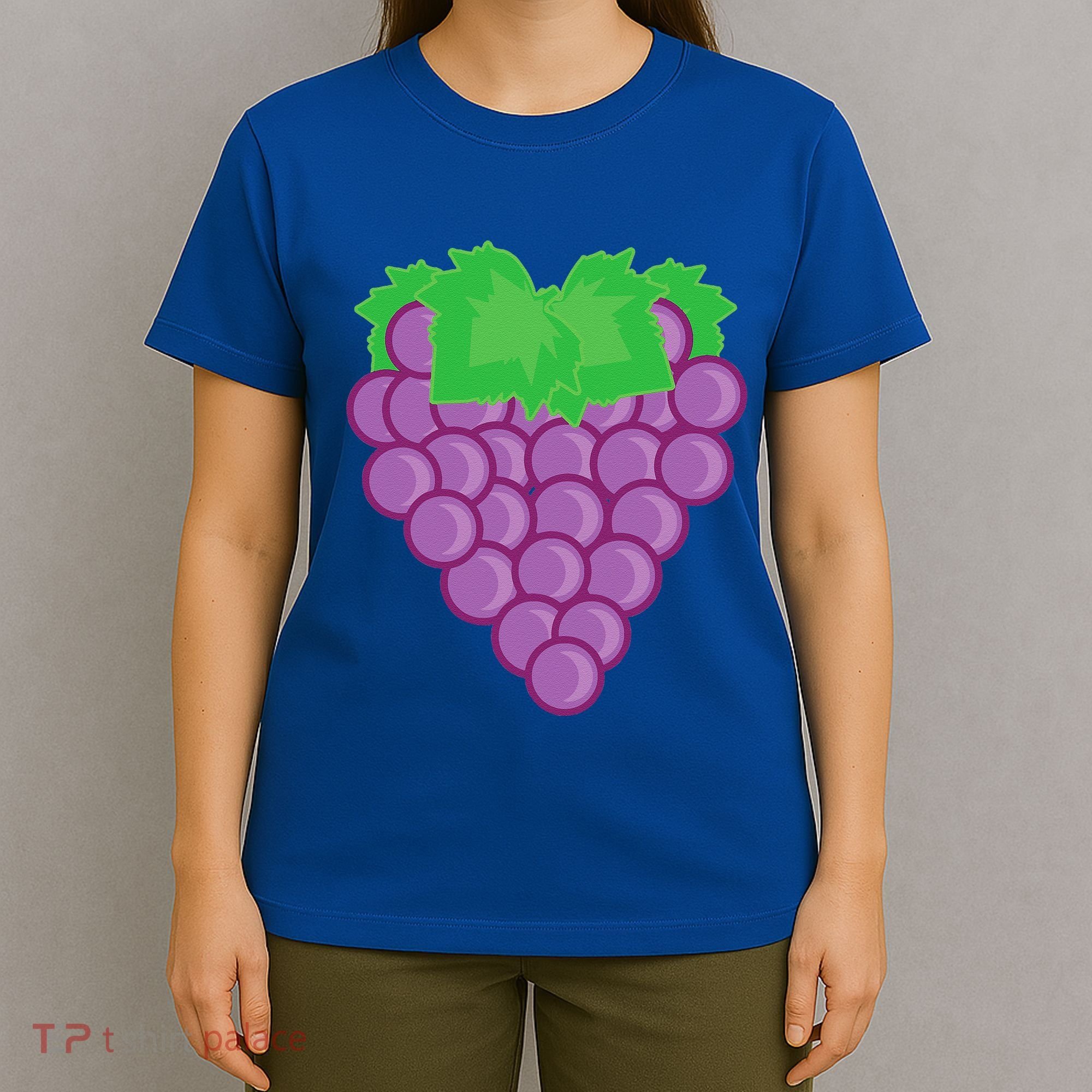 Grape Fruit Easy Lazy DIY Halloween Costume T-Shirt