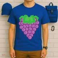 Grape Fruit Easy Lazy DIY Halloween Costume T-Shirt thumb 6