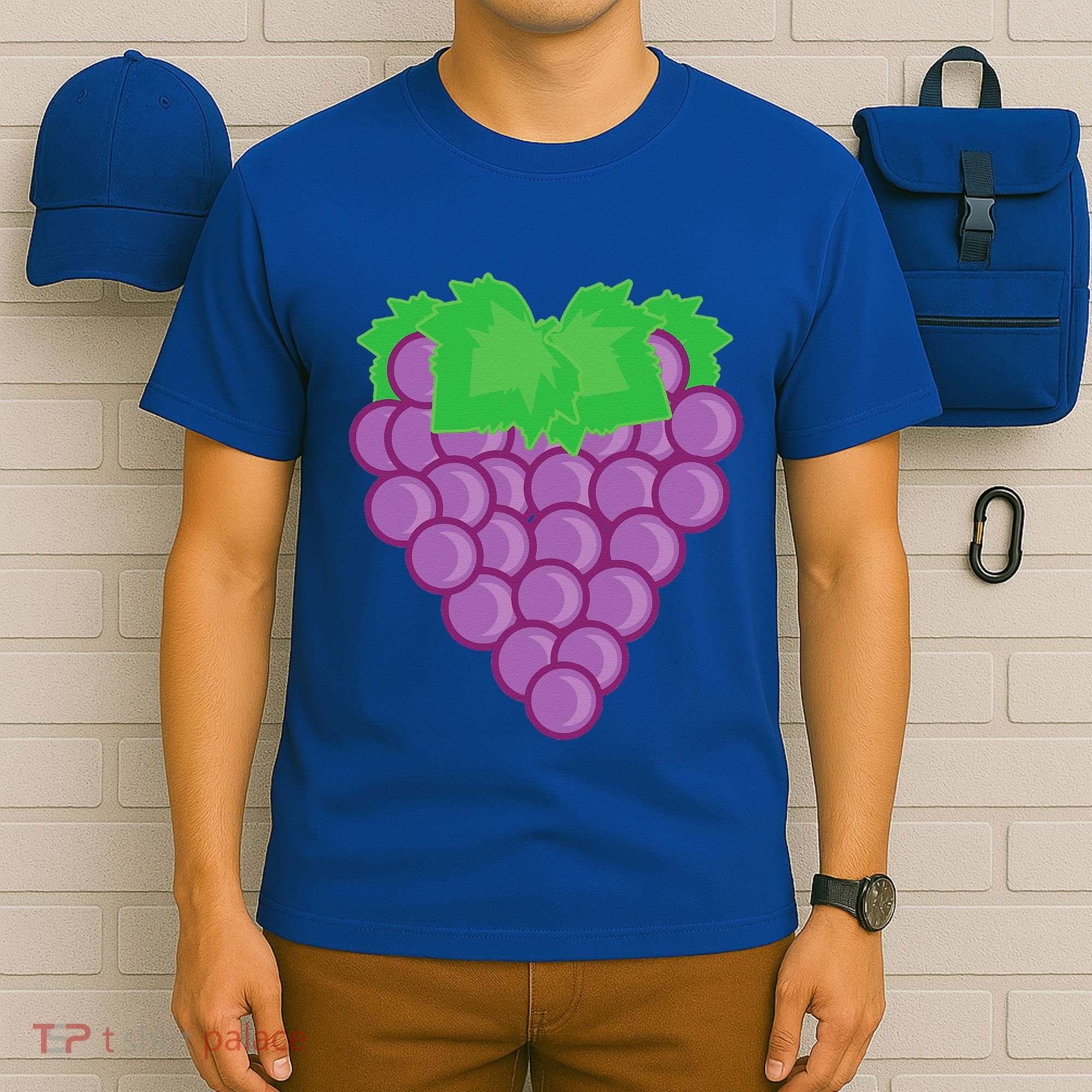 Grape Fruit Easy Lazy DIY Halloween Costume T-Shirt