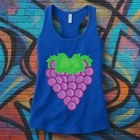 Grape Fruit Easy Lazy DIY Halloween Costume Women's Tank Top thumb 3
