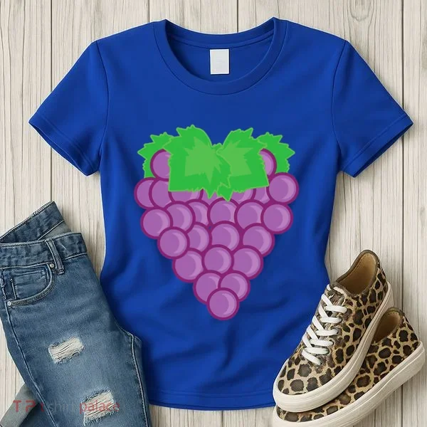 Grape Fruit Easy Lazy DIY Halloween Costume Women's T-Shirt