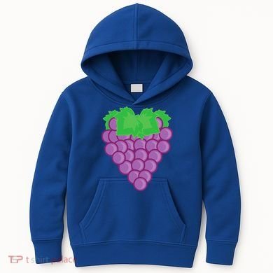 Grape Fruit Easy Lazy DIY Halloween Costume Kids Hoodie