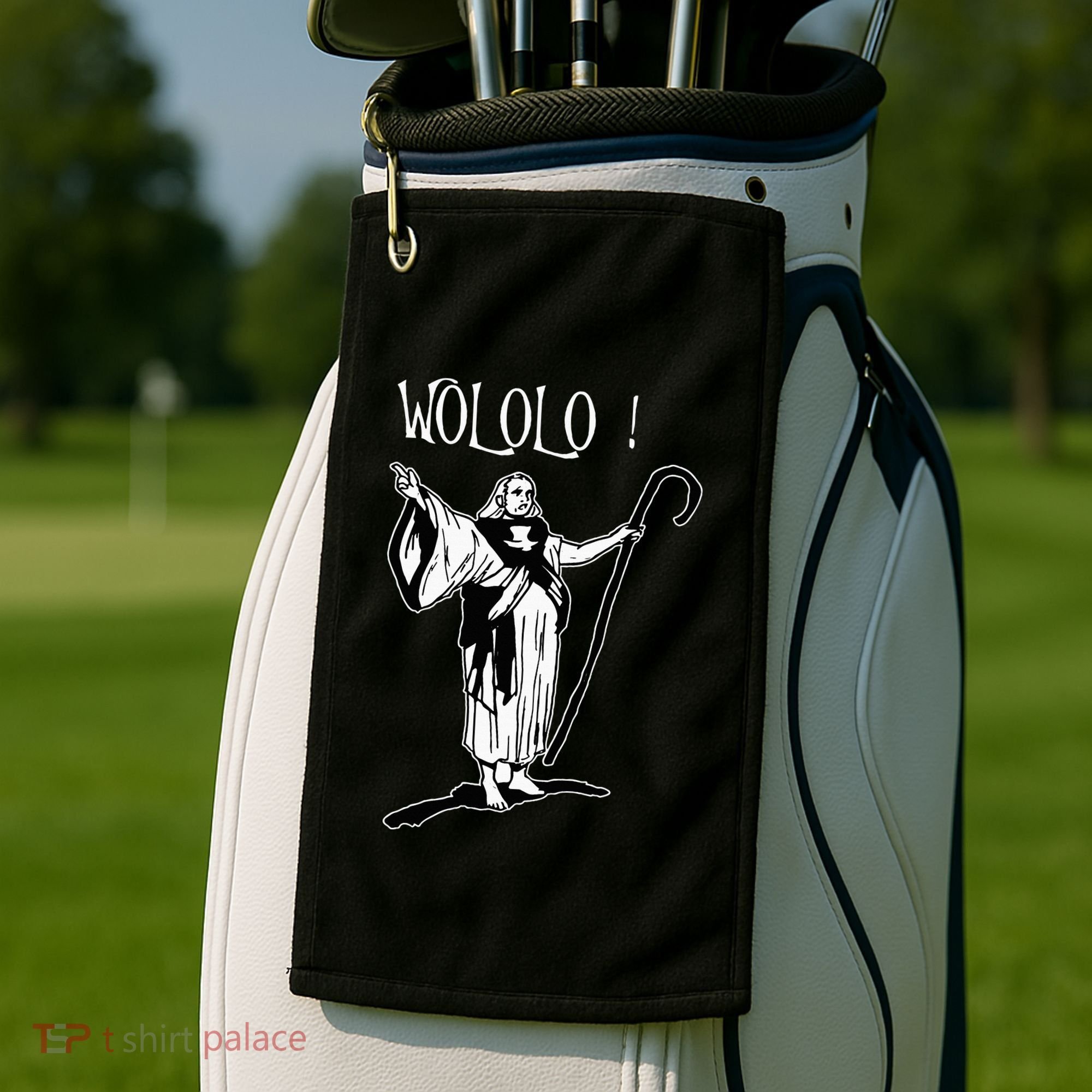 Geek For Empire Game Fans Monk Age Wololo Golf Towel