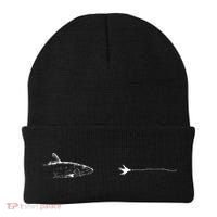 Graphic Fly Fishing Hook Line Fish Bonefish Beanie thumb 0