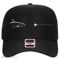 Graphic Fly Fishing Hook Line Fish Bonefish Hat thumb 0