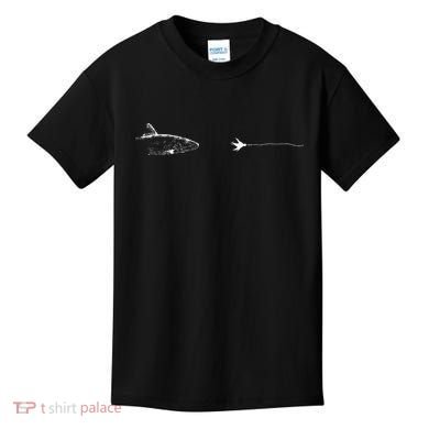 Graphic Fly Fishing Hook Line Fish Bonefish Kids T-Shirt