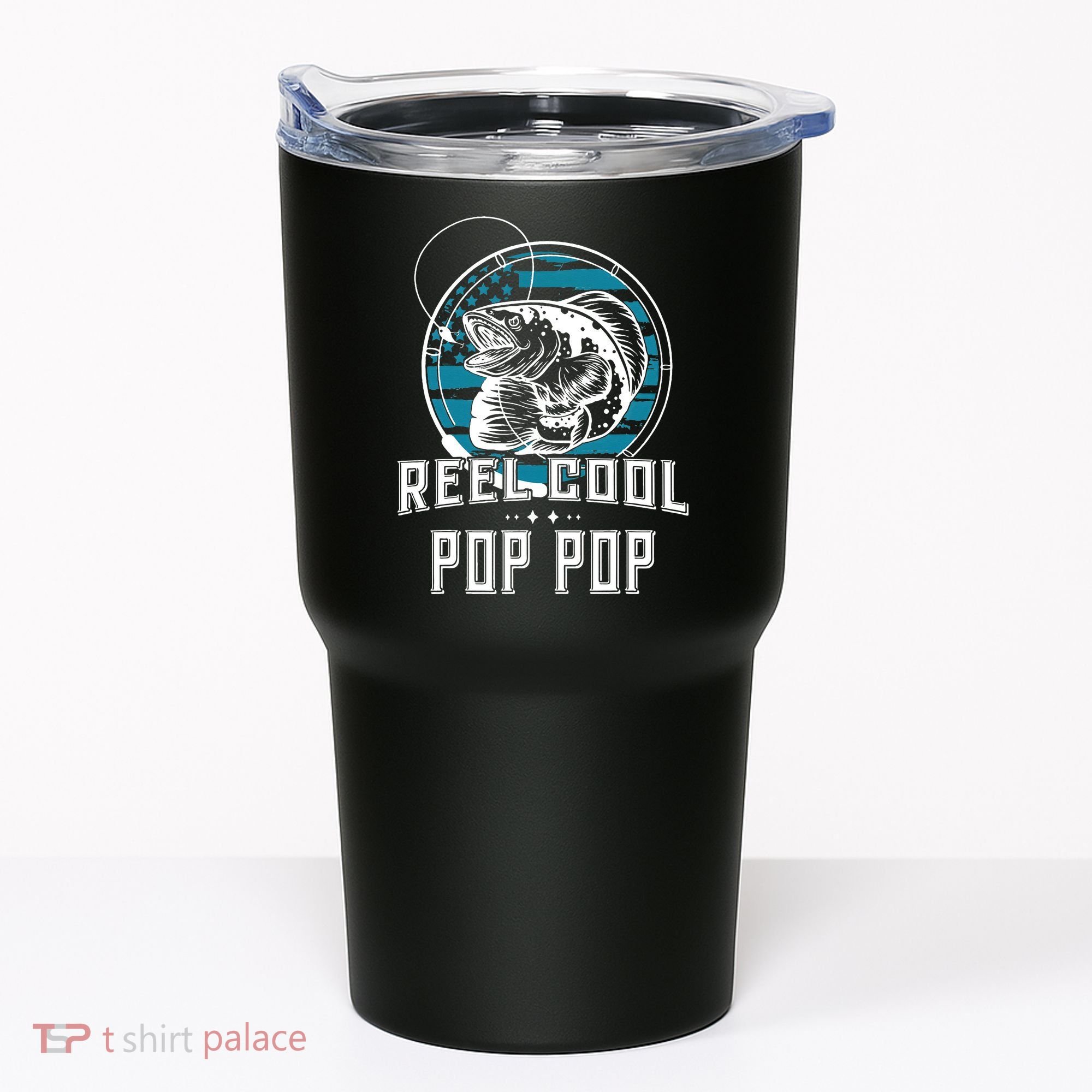 Gift For Fathers Day Reel Cool Pop Pop Fishing Tumbler