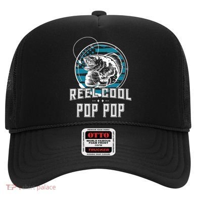 Gift For Fathers Day Reel Cool Pop Pop Fishing Hat