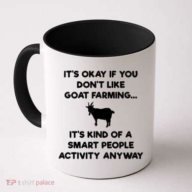 Goat Farmer Funny Smart Goat Farming Gift Coffee Mug
