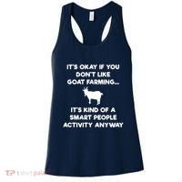 Goat Farmer Funny Smart Goat Farming Gift Women's Tank Top thumb 0