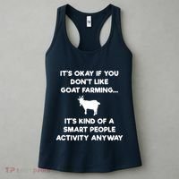 Goat Farmer Funny Smart Goat Farming Gift Women's Tank Top thumb 3