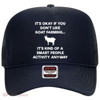Goat Farmer Funny Smart Goat Farming Gift Hat thumb 0