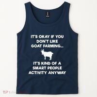 Goat Farmer Funny Smart Goat Farming Gift Tank Top thumb 2