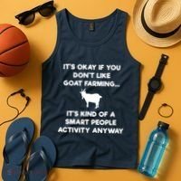 Goat Farmer Funny Smart Goat Farming Gift Tank Top thumb 4