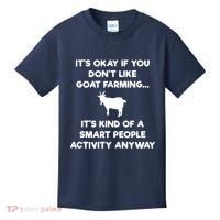 Goat Farmer Funny Smart Goat Farming Gift Kids T-Shirt thumb 0