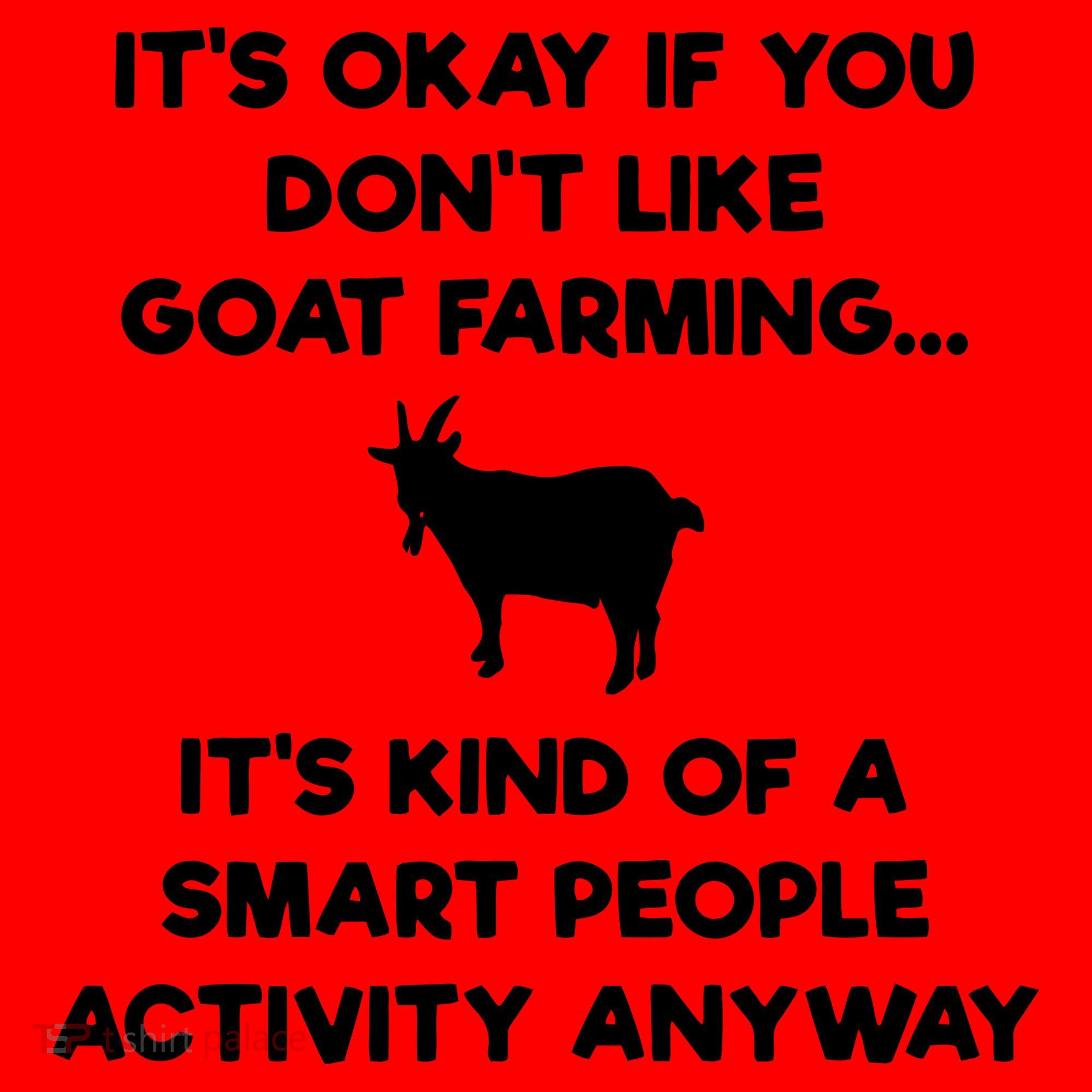 Goat Farmer Funny Smart Goat Farming Gift Santa Hat