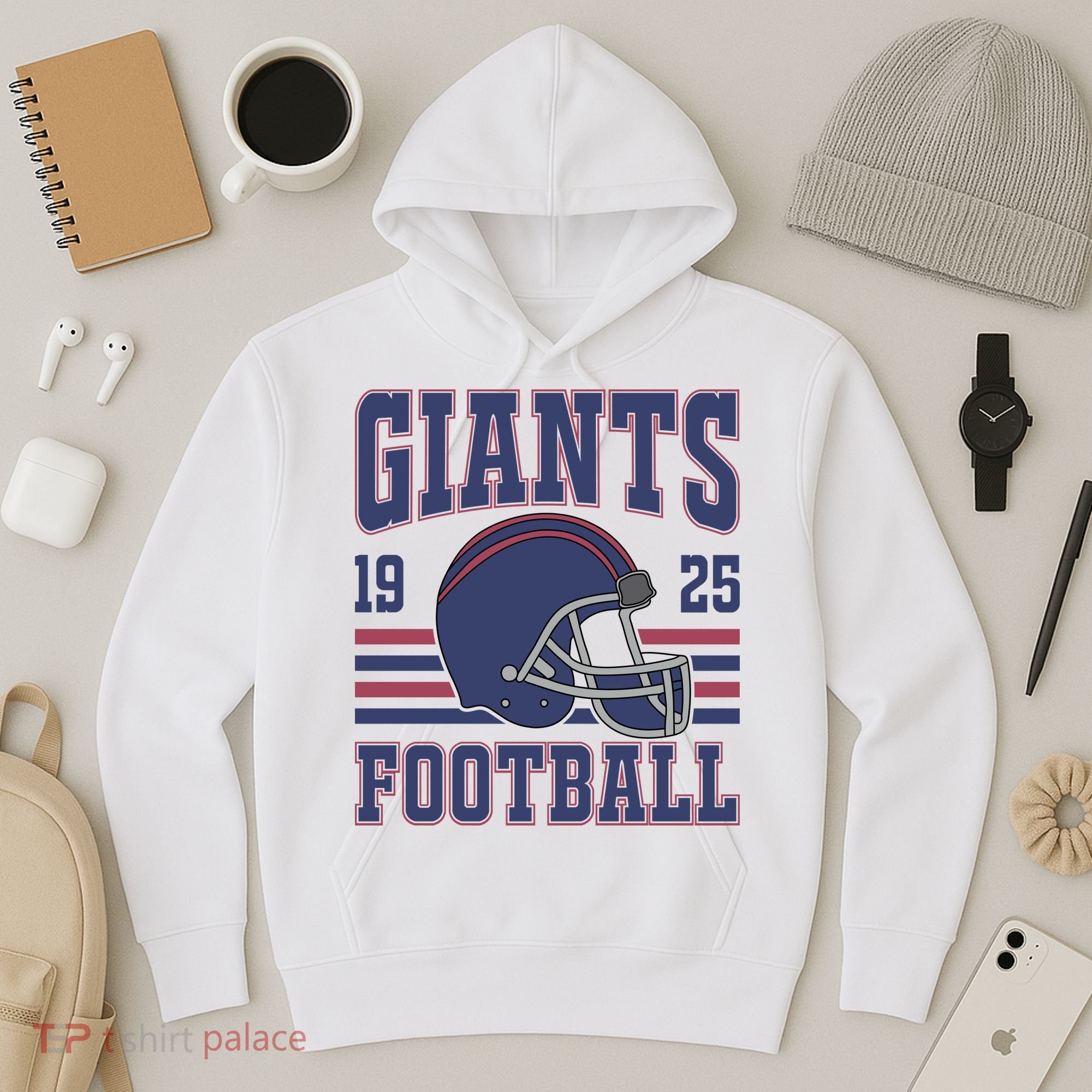 Giants Football Fan 1925 Hoodie