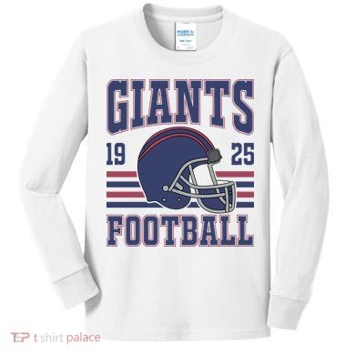 Giants Football Fan 1925 Kids Long Sleeve Shirt