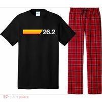 Gift For First Marathon 262 Marathoner Retro Runner Pajama Set thumb 0