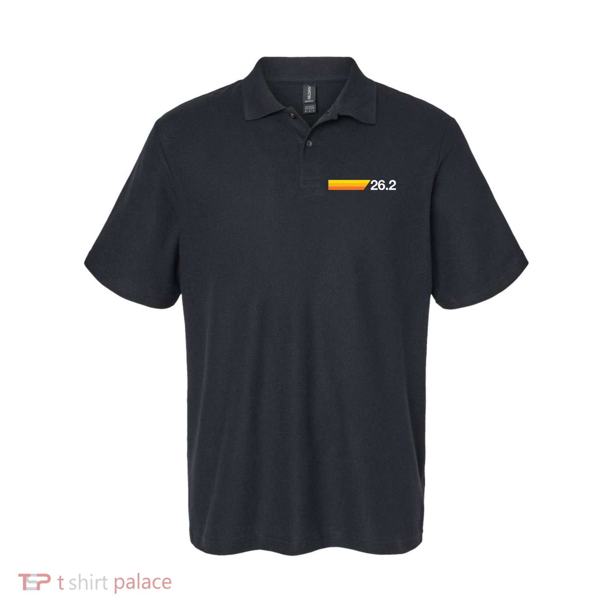 Gift For First Marathon 262 Marathoner Retro Runner Polo
