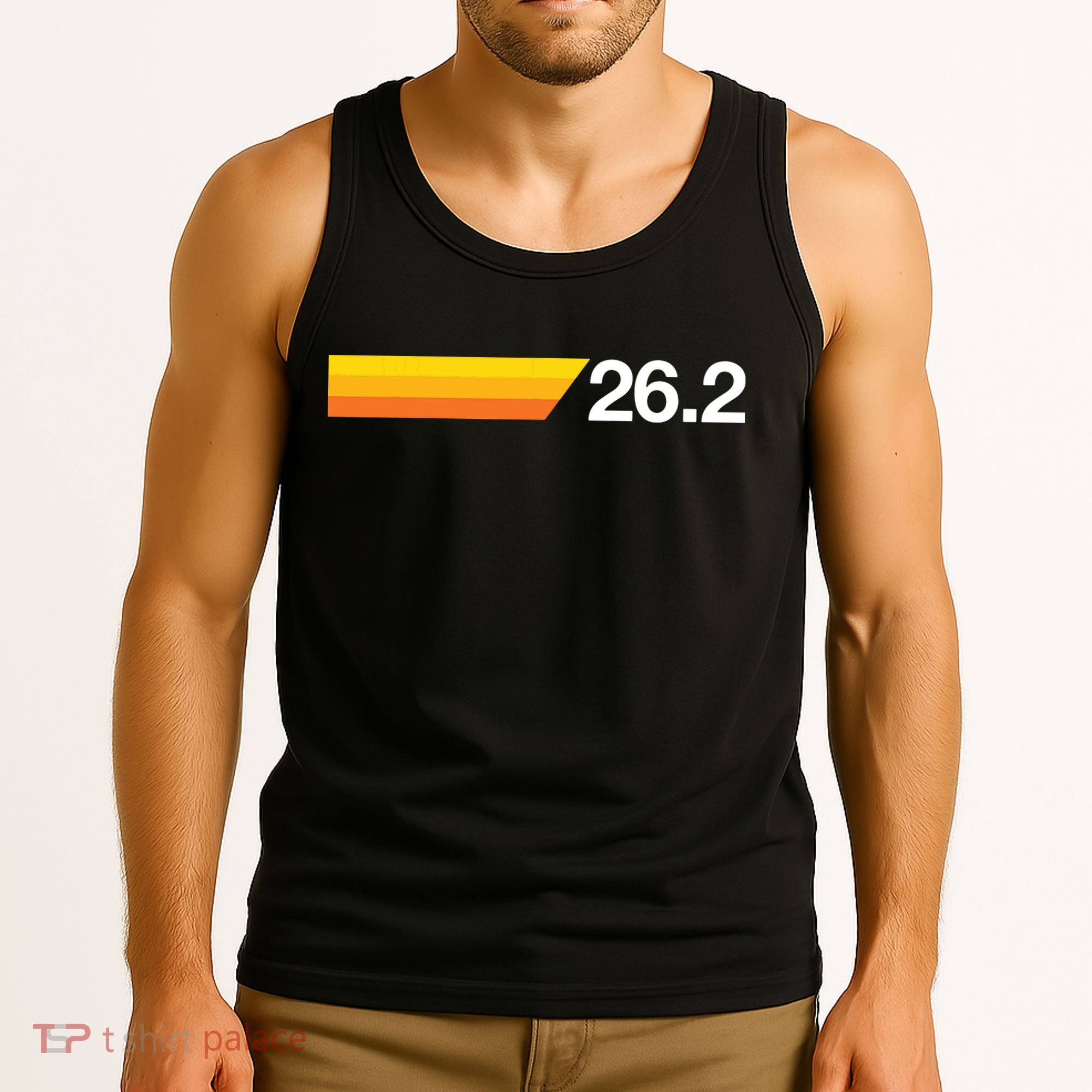 Gift For First Marathon 262 Marathoner Retro Runner Tank Top