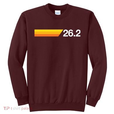 Gift For First Marathon 262 Marathoner Retro Runner Sweatshirt