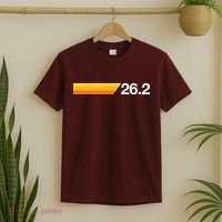 Gift For First Marathon 262 Marathoner Retro Runner T-Shirt thumb 2
