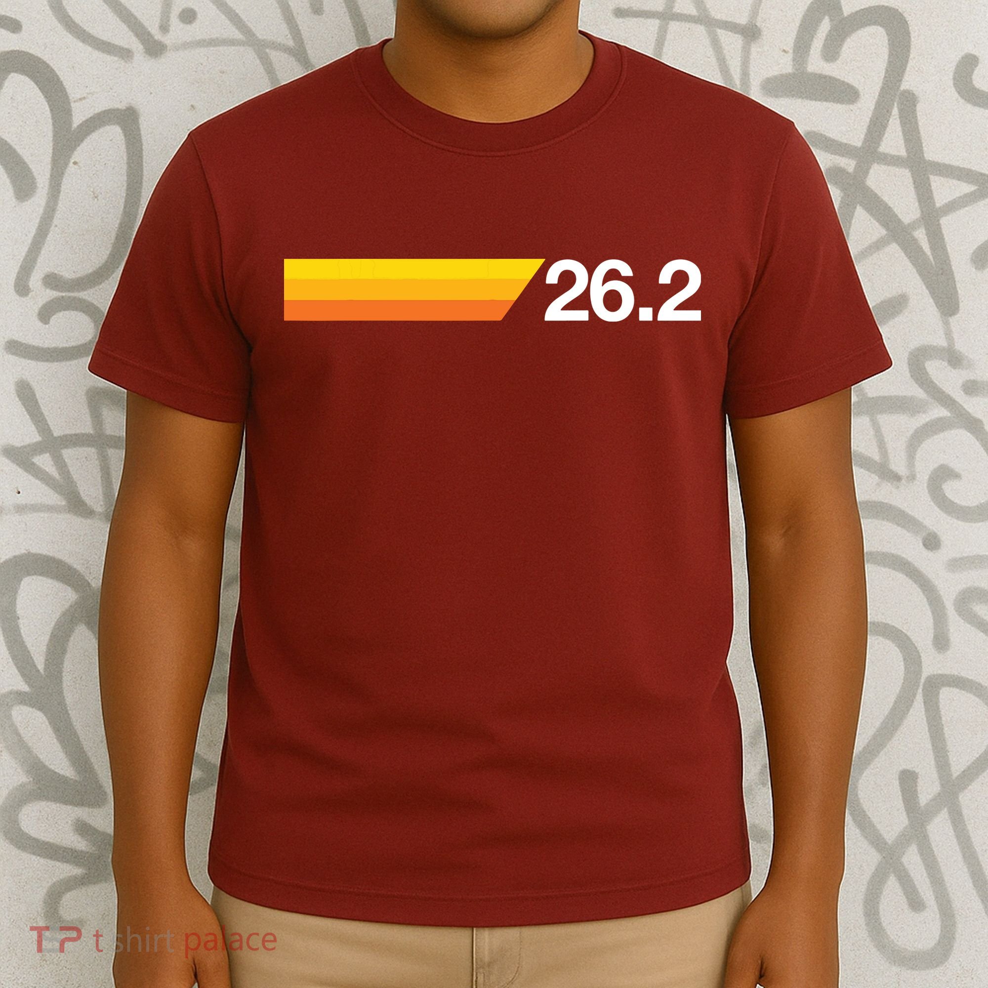 Gift For First Marathon 262 Marathoner Retro Runner T-Shirt