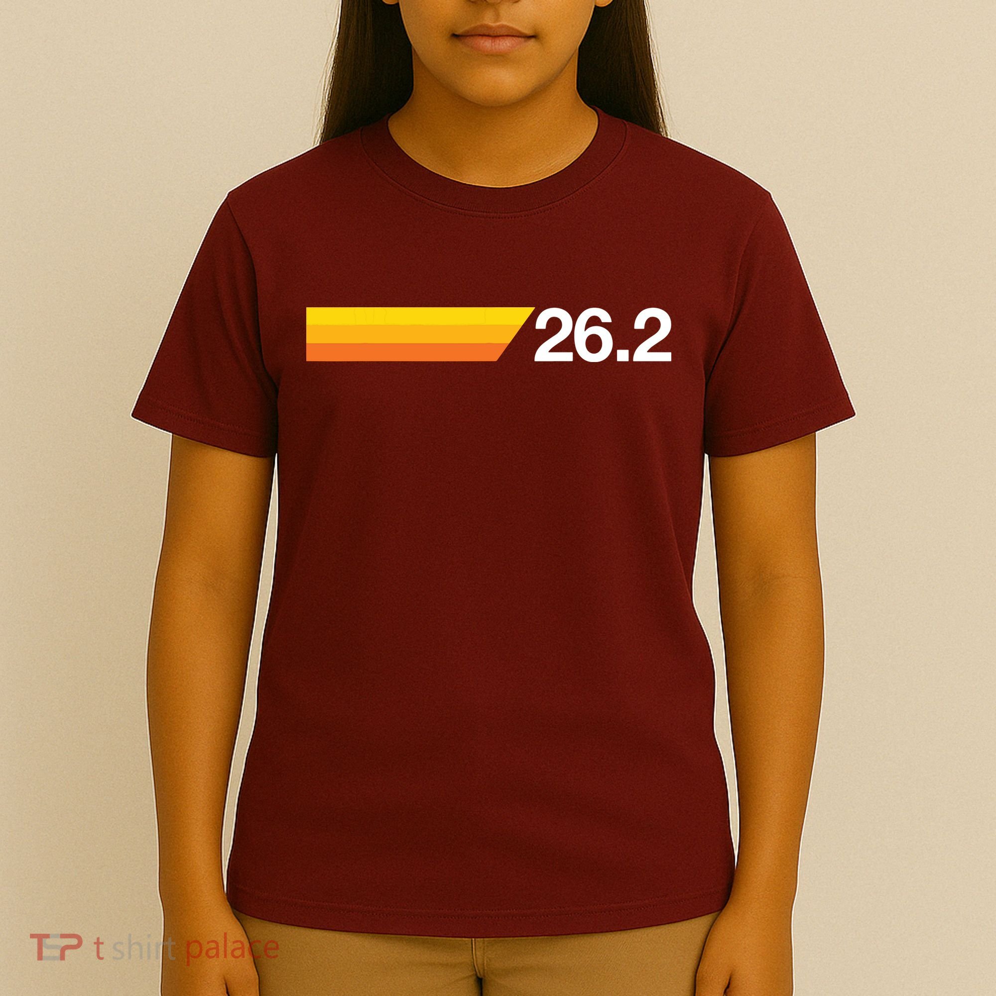 Gift For First Marathon 262 Marathoner Retro Runner T-Shirt