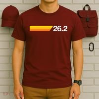 Gift For First Marathon 262 Marathoner Retro Runner T-Shirt thumb 6