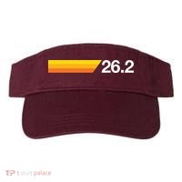 Gift For First Marathon 262 Marathoner Retro Runner Visor thumb 0
