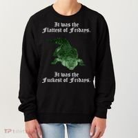 Gator Flat Fuck Friday's Funny Women's Sweatshirt thumb 0