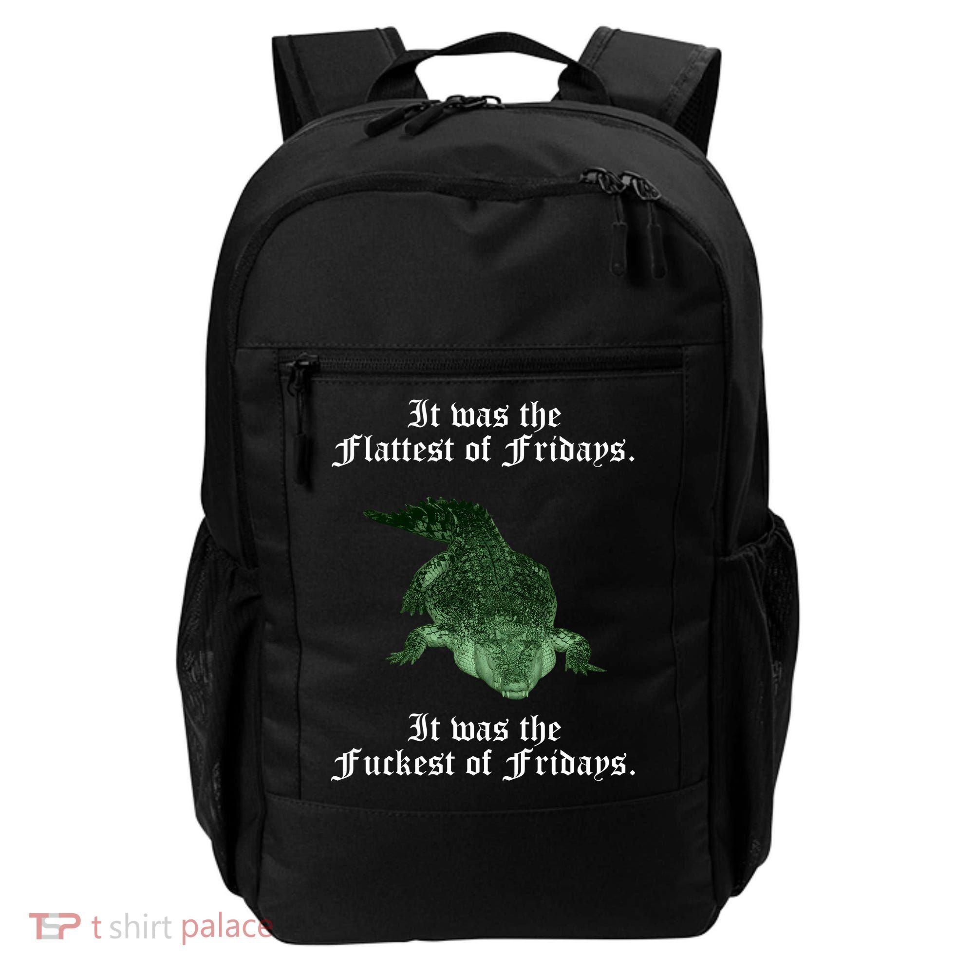 Gator Flat Fuck Friday's Funny Backpack
