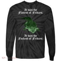 Gator Flat Fuck Friday's Funny Tie-Dye Long Sleeve Shirt thumb 0