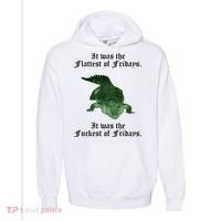 Gator Flat Fuck Friday's Funny Comfort Colors Garment-Dyed Hooded Sweatshirt thumb 0