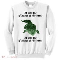 Gator Flat Fuck Friday's Funny Sweatshirt thumb 0