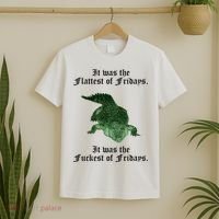 Gator Flat Fuck Friday's Funny T-Shirt thumb 2