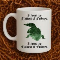 Gator Flat Fuck Friday's Funny Coffee Mug thumb 2
