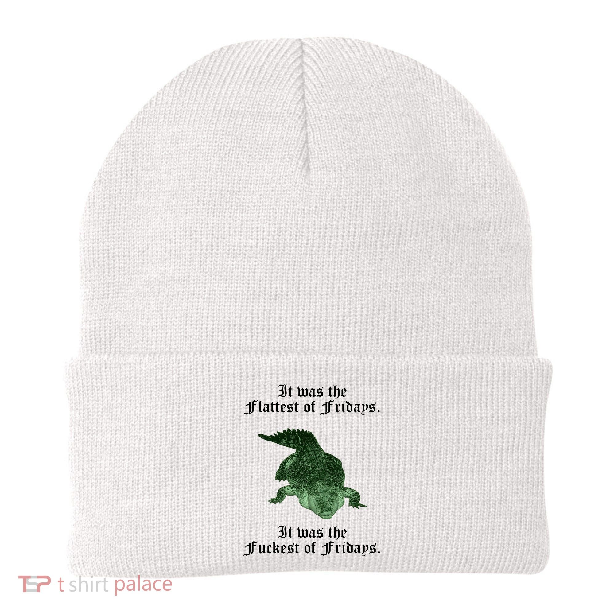 Gator Flat Fuck Friday's Funny Beanie