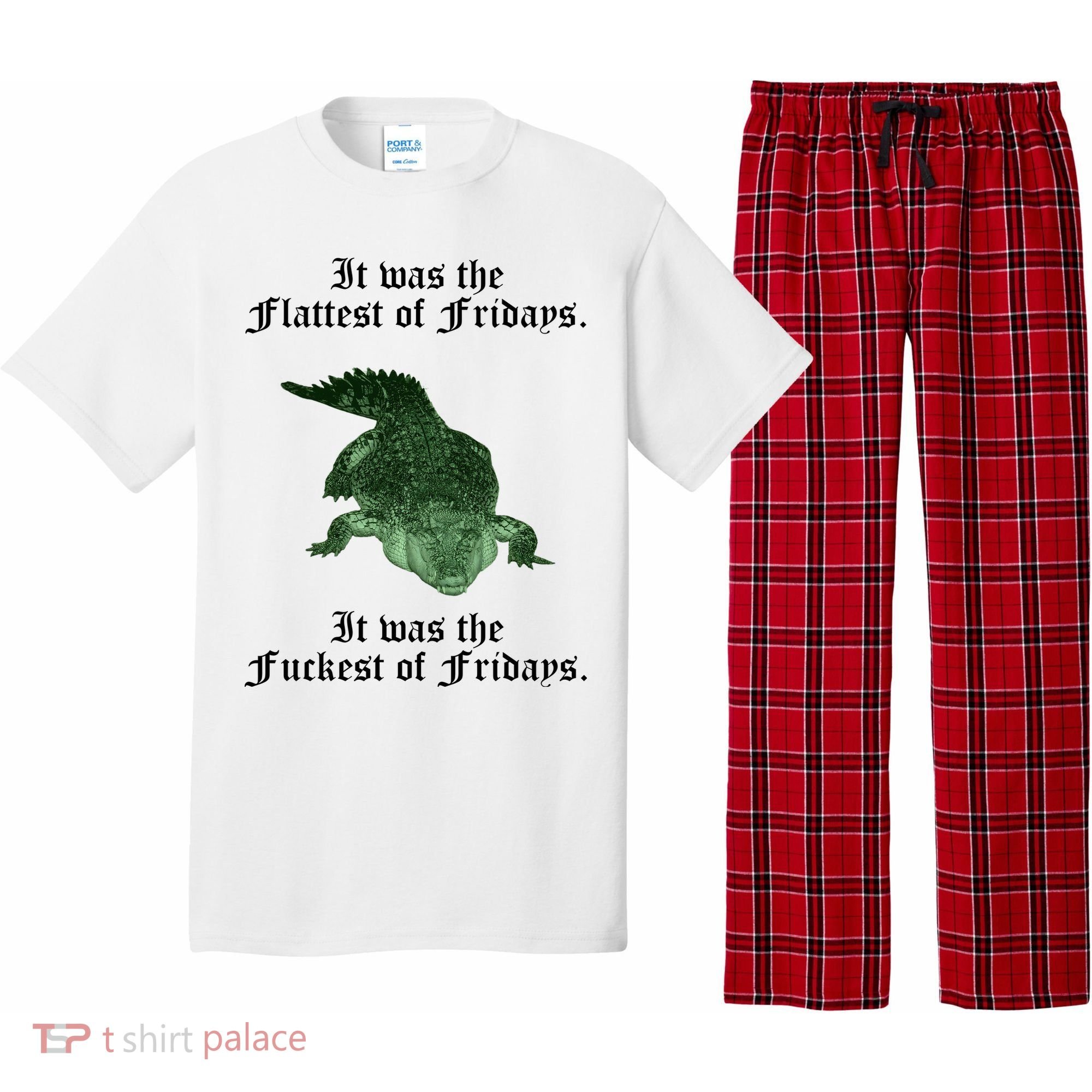 Gator Flat Fuck Friday's Funny Pajama Set